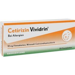 CETIRIZIN Vividrin 10 mg Filmtabletten