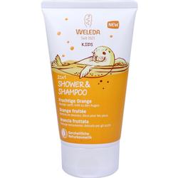 WELEDA Kids 2in1 Shower & Shampoo fruchtige Orange