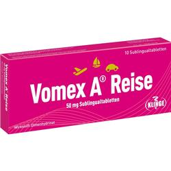 VOMEX A Reise 50 mg Sublingualtabletten