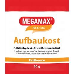 MEGAMAX Aufbaukost Erdbeere Pulver