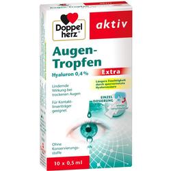 DOPPELHERZ Augen-Tropfen Hyaluron 0,4% Extra