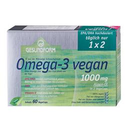 GESUNDFORM Omega-3 vegan Algenöl 1000 mg VegaCaps