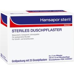 HANSAPOR steril Duschpflaster 6x7 cm