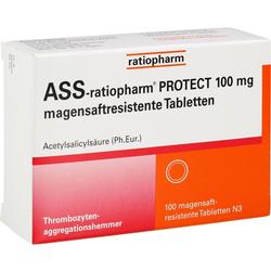 ASS-ratiopharm PROTECT 100 mg magensaftr.Tabletten