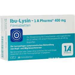 IBU-LYSIN 1A Pharma 400 mg Filmtabletten