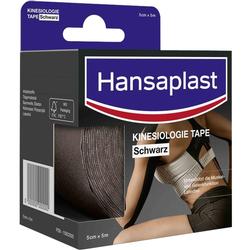 HANSAPLAST Sport Kinesiologie Tape 5 cmx5 m schw.