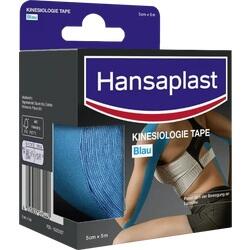 HANSAPLAST Sport Kinesiologie Tape 5 cmx5 m blau