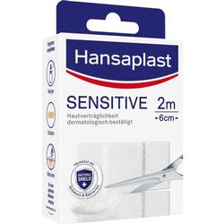 HANSAPLAST Sensitive Pflast.hypoallergen 6 cmx2 m