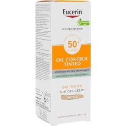 EUCERIN Sun Oil Control tinted Creme LSF 50+ mitt.