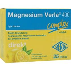 MAGNESIUM VERLA 400 Zitrone Direkt-Granulat