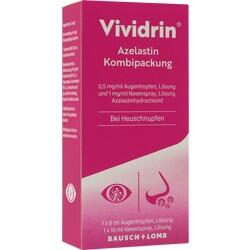 VIVIDRIN Azelastin Kombip. 0,5mg/ml ATR+1mg/ml NAS