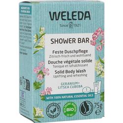 WELEDA feste Duschpflege Geranium+Litsea Cubeba