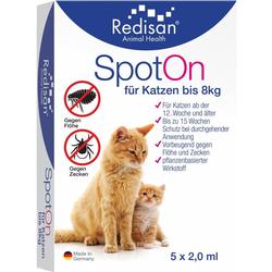 REDISAN Spot-on gegen Zecken+Flöhe f.Katze bis 8kg