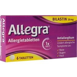 ALLEGRA Allergietabletten 20 mg Tabletten